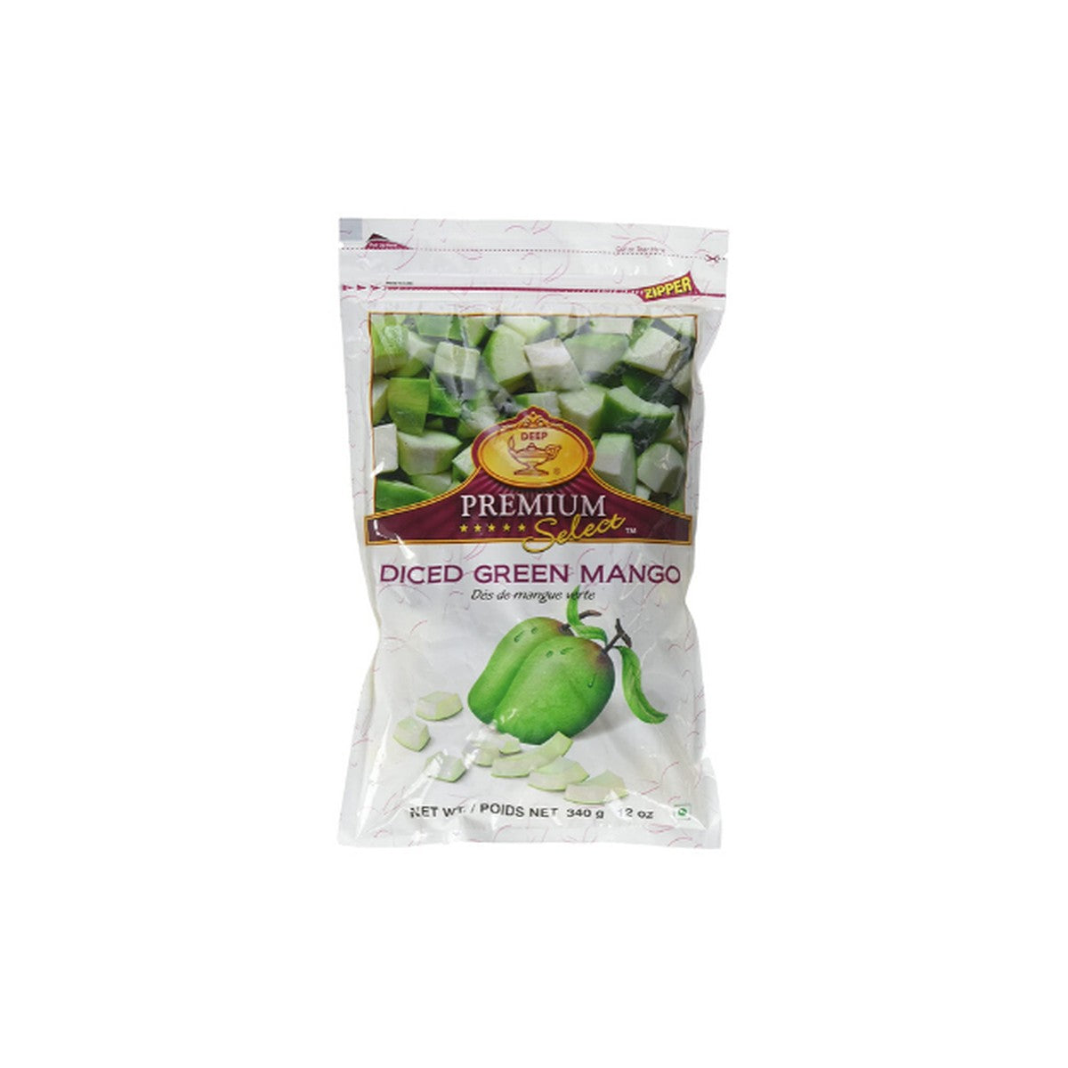 Deep Green Mango Bites