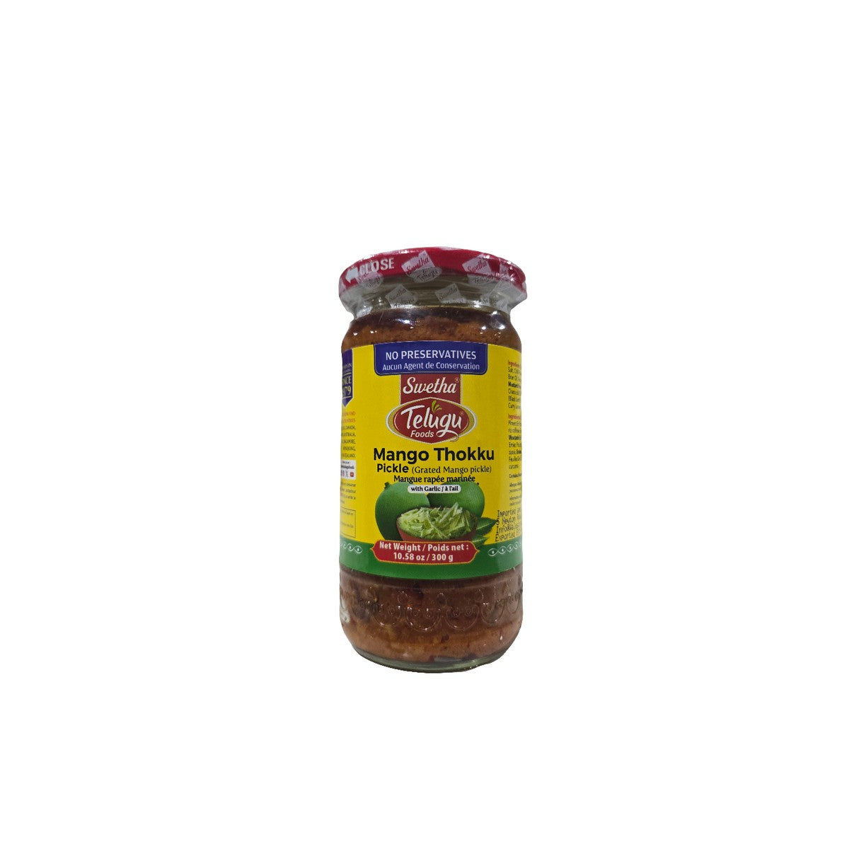 Telugu Pickle - Mango Thokku With Garlic