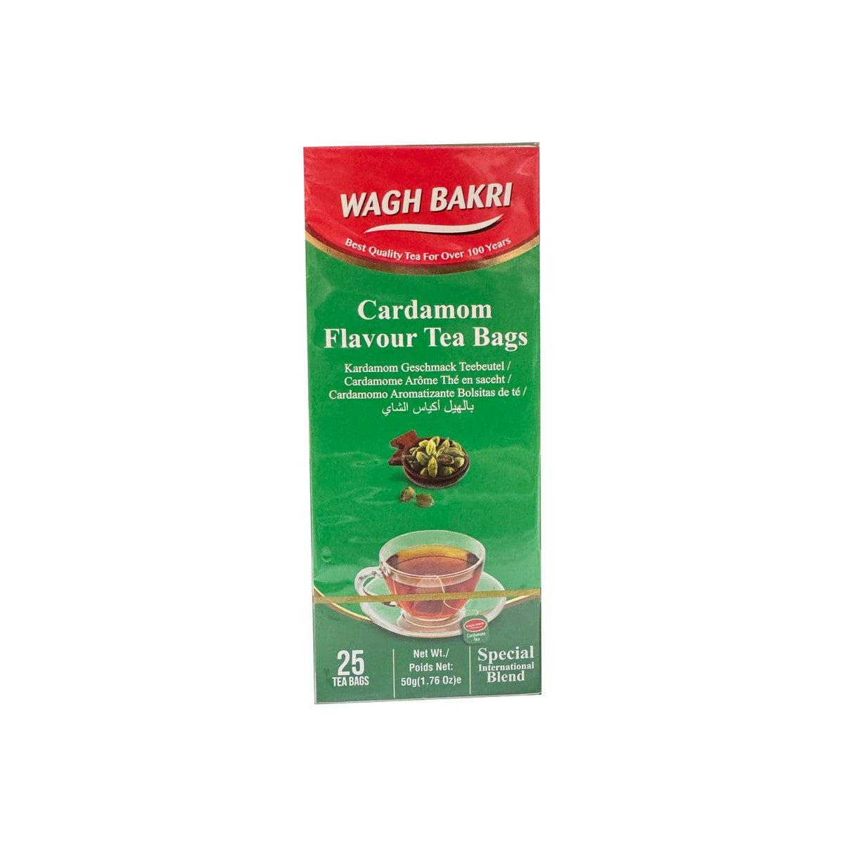Wagh Bakri Tea Bag - Elaichi 25pc