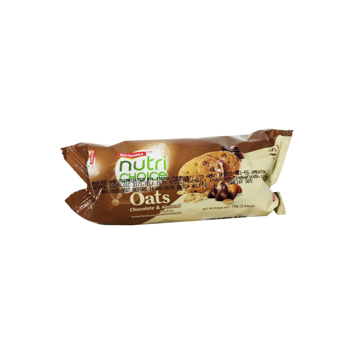 Britannia Nutri Choice Oats Chocolate & Almond