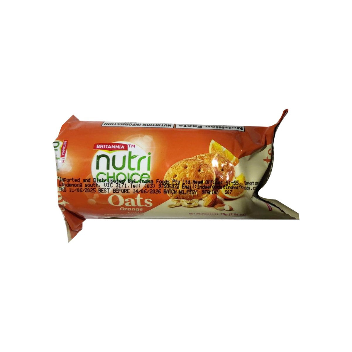 Britannia Nutri Choice Oats Orange