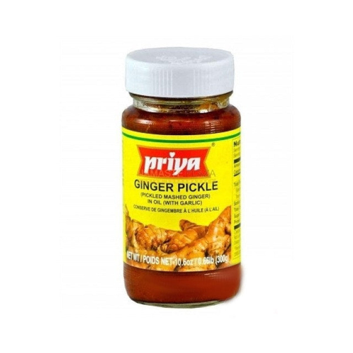 Priya Pickle - Ginger With Garlic