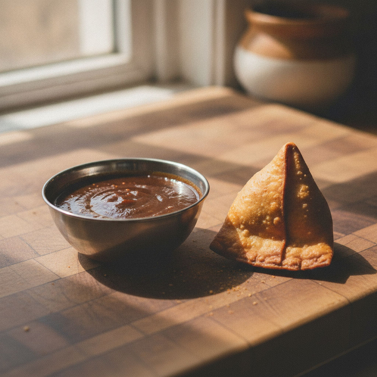 Ramdev Chutney - Samosa