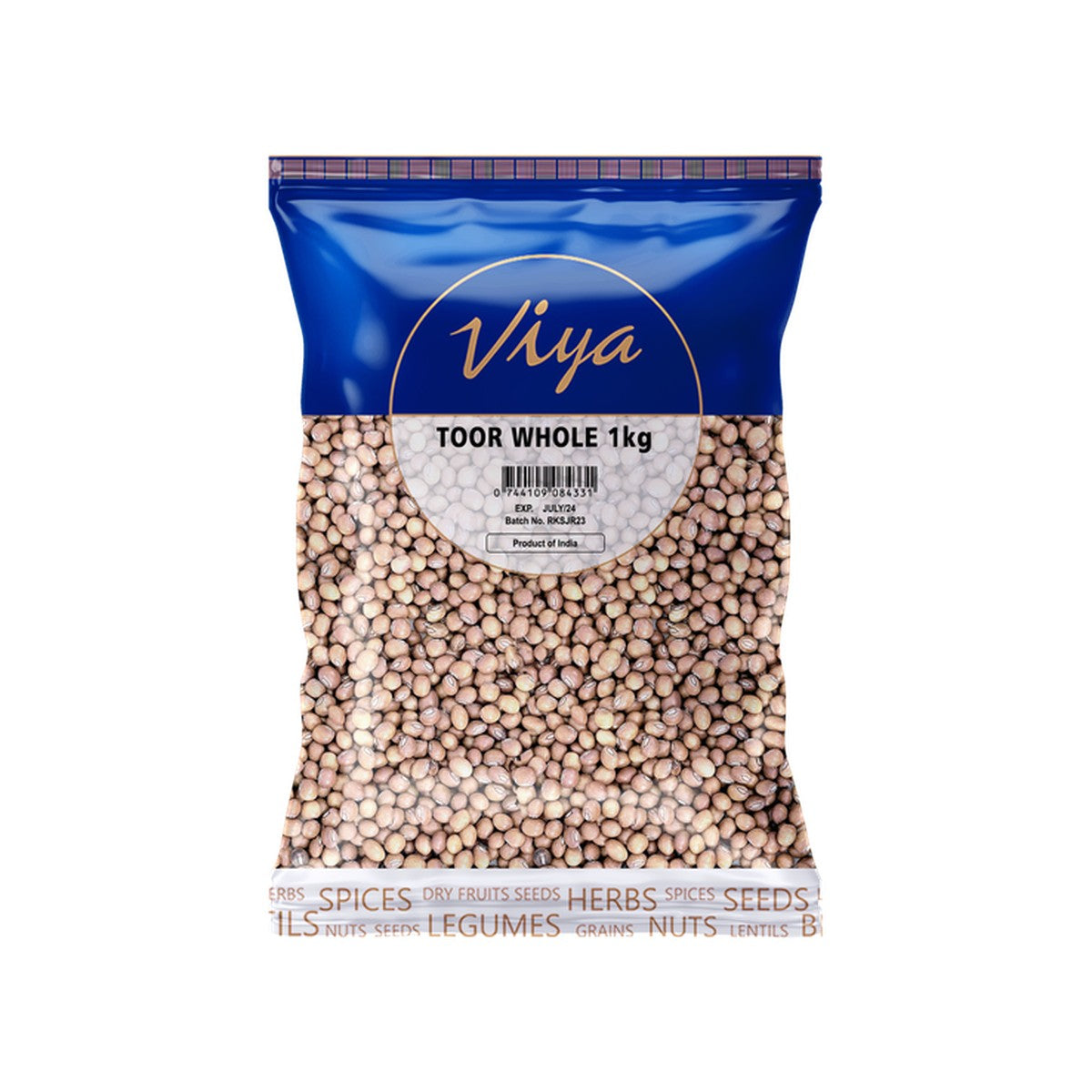 Viya Dal - Toor Whole